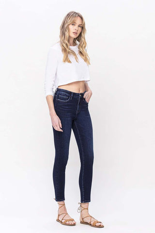 High Rise Ankle Skinny Jeans *Online Only* - Premium clothing at Lonnys NY - Just $65! Shop Womens clothing now 