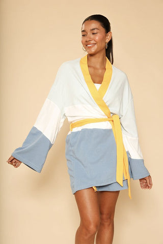 Sunset terry cloth novelty robe *Online Only* - Premium  at Lonnys NY - Just $74.43! Shop Womens clothing now 