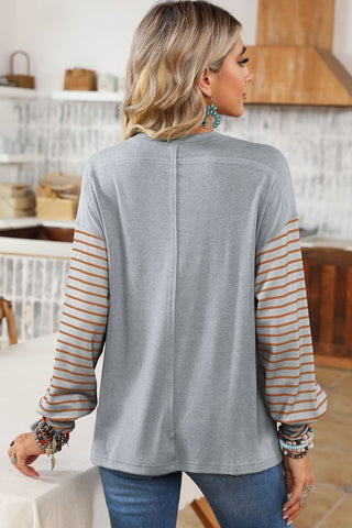 Bishop Sleeve Side Slits Top *Online Only* - Premium clothing at Lonnys NY - Just $40! Shop Womens clothing now 