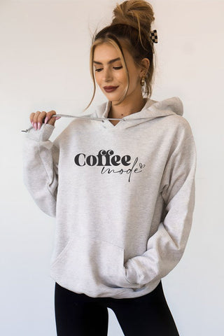 Coffee Mode Graphic Hoodie *Online Only* - Premium  at Lonnys NY - Just $90! Shop Womens clothing now 