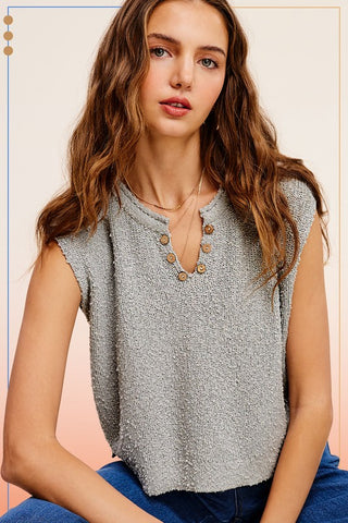 Cropped Slouchy Sweater Top *Online Only* - Premium clothing at Lonnys NY - Just $55! Shop Womens clothing now 