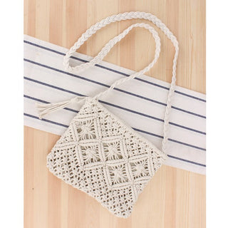 Giana Macrame Crossbody Bag - Premium  from Aili's Corner - Just $37.50! Shop now 