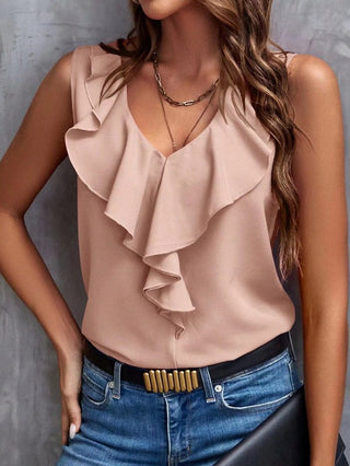Ruffle Neck Top *Online Only* - Premium clothing at Lonnys NY - Just $60! Shop Womens clothing now 