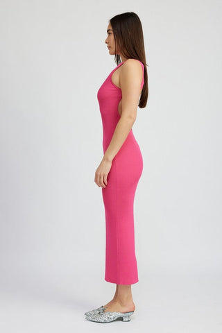 OPEN BACK MAXI KNIT DRESS *Online Only* - Premium  from Emory Park - Just $74.75! Shop now 