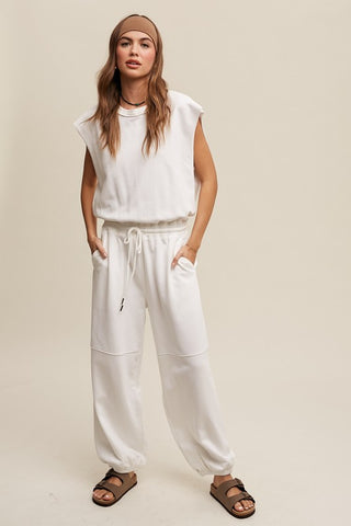 Athleisure Loose Jogger Jumpsuit *Online Only* - Premium clothing at Lonnys NY - Just $95! Shop Womens clothing now 