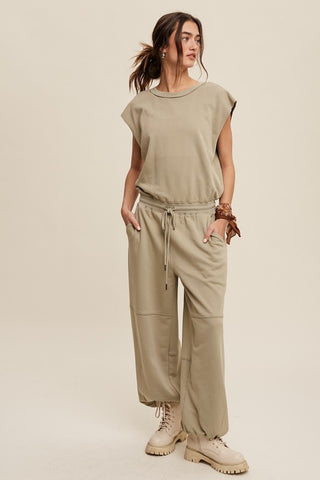 Athleisure Loose Jogger Jumpsuit *Online Only* - Premium clothing at Lonnys NY - Just $95! Shop Womens clothing now 