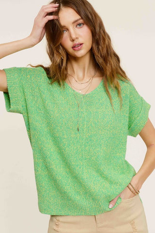 Lightweight Short Sleeve Sweater *Online Only* - Premium clothing at Lonnys NY - Just $55! Shop Womens clothing now 