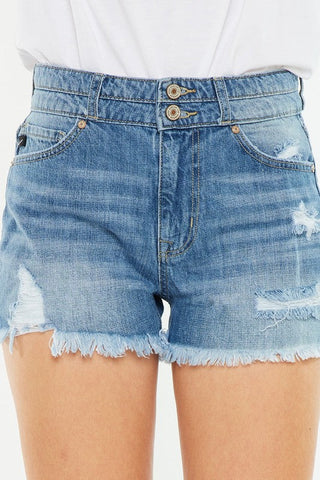 High Rise Mom Shorts  *Online Only* - Premium  at Lonnys NY - Just $63! Shop Womens clothing now 