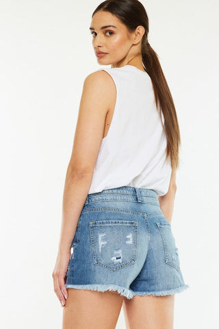 High Rise Mom Shorts  *Online Only* - Premium  at Lonnys NY - Just $63! Shop Womens clothing now 