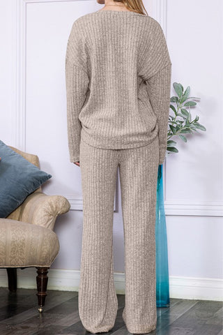 Knit Loungewear Set *Online Only* - Premium clothing at Lonnys NY - Just $78! Shop Womens clothing now 