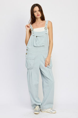 Oversized Cargo Overalls *Online Only* - Premium  at Lonnys NY - Just $107.25! Shop Womens clothing now 