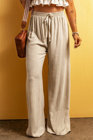 Floor Length Wide Leg Linen Pants *Online Only* - Premium clothing at Lonnys NY - Just $75! Shop Womens clothing now 