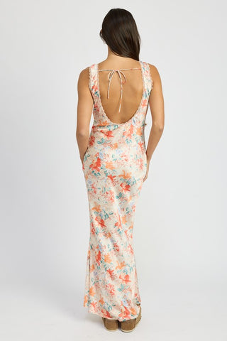 FLORAL MERMAID MAXI DRESS *Online Only* - Premium dresses at Lonnys NY - Just $74.75! Shop Womens clothing now 