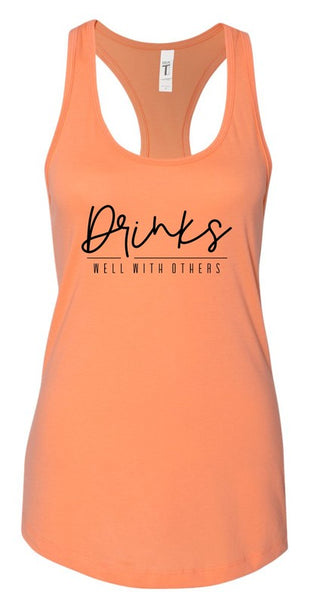 Drinks Well With Others Summer Graphic Tank *Online Only* - Premium clothing at Lonnys NY - Just $36! Shop Womens clothing now 