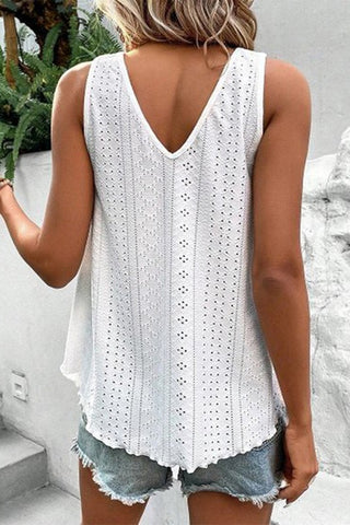 Loose V-Neck Tank *Online Only* - Premium clothing at Lonnys NY - Just $50! Shop Womens clothing now 