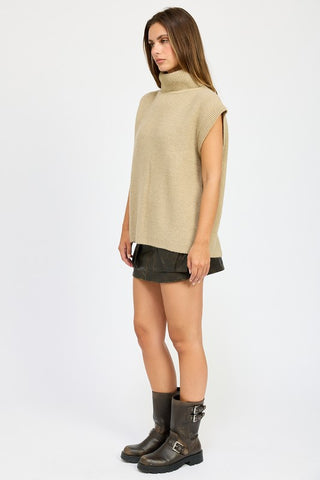 Split Back Turtleneck Sweater *Online Only* - Premium clothing at Lonnys NY - Just $62! Shop Womens clothing now 