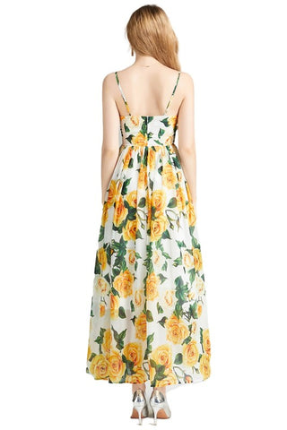 Floral Rose Print Maxi Dress *Online Only* - Premium dresses at Lonnys NY - Just $110! Shop Womens clothing now 