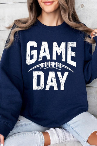 Game Day Football Fleece Sweatshirt *Online Only* - Premium clothing at Lonnys NY - Just $65! Shop Womens clothing now 