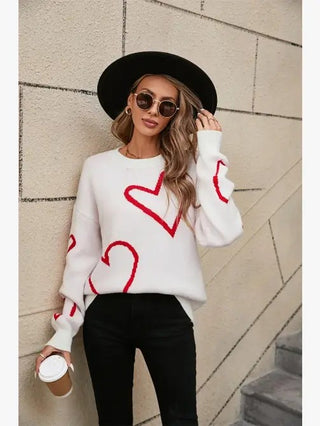 Heart sweater *Online Only* - Premium clothing at Lonnys NY - Just $63! Shop Womens clothing now 