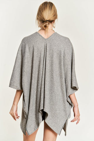 VNECK PONCHO TOP *Online Only* - Premium  from Jade By Jane - Just $65! Shop now 