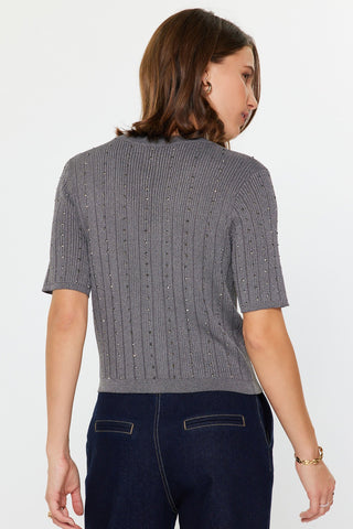 Madison Cropped Sweater Cardi