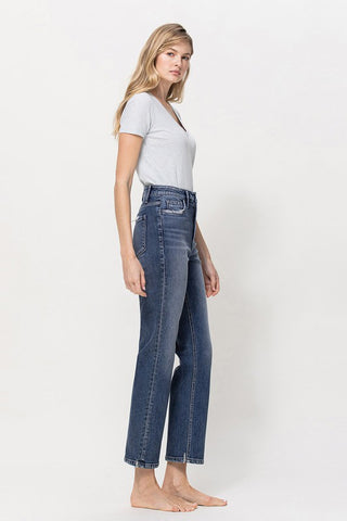 Distressed High Rise Ankle Jeans *Online Only* - Premium clothing at Lonnys NY - Just $80! Shop Womens clothing now 