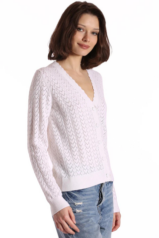 Minnie Rose Cotton Cashmere Heart Sweater - Premium Shirts & Tops from Minnie Rose - Just $276! Shop now 