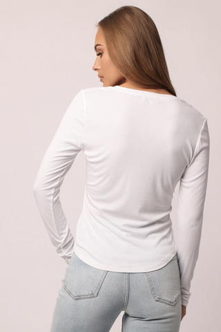 Another Love Sophie Long Sleeve Tee Cypress - Premium Shirts & Tops from Another Love - Just $51! Shop now 