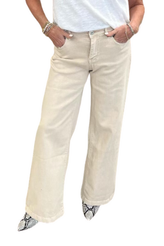 Bianco Jeans Jeanshose mit weitem Bein