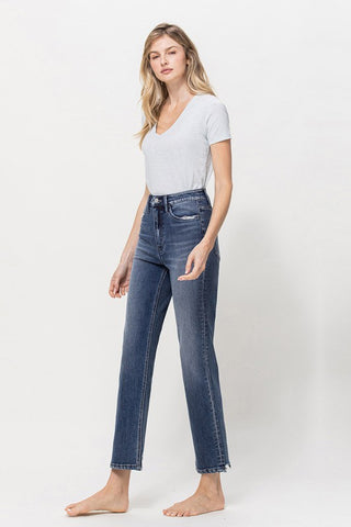 Distressed High Rise Ankle Jeans *Online Only* - Premium clothing at Lonnys NY - Just $80! Shop Womens clothing now 