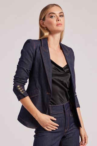 Generation Love Ollie Sheen Denim Blazer - Premium Coats & Jackets at Lonnys NY - Just $365! Shop Womens clothing now 