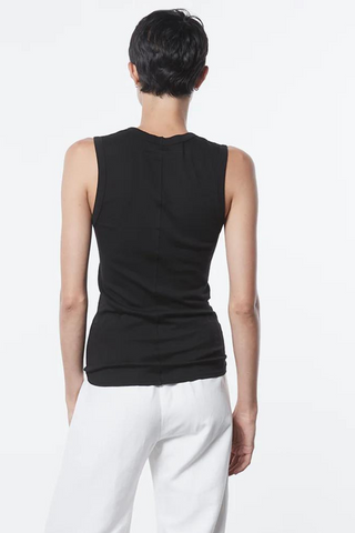 Enza Costa Essential Sleeveless U Tank - Premium Shirts & Tops at Lonnys NY - Just $120! Shop Womens clothing now 