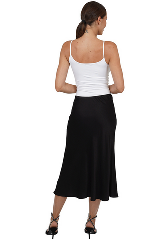 Love Token Satin Midi Skirt - Premium Skirts from Love Token - Just $135! Shop now 