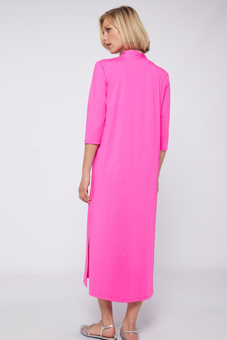 Vilagallo Noam Pink Flour Knit Dress - Premium dress at Lonnys NY - Just $195! Shop Womens clothing now 
