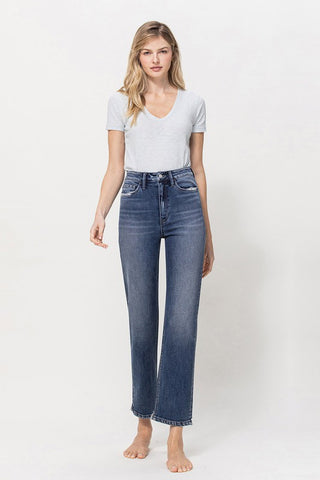 Distressed High Rise Ankle Jeans *Online Only* - Premium clothing at Lonnys NY - Just $80! Shop Womens clothing now 