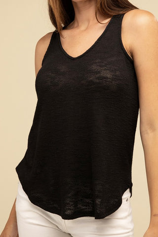 V Neck Cami Tank *Online Only* - Premium Shirts & Tops at Lonnys NY - Just $34! Shop Womens clothing now 