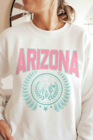 ARIZONA STATE WREATH Graphic Sweatshirt *Online Only* - Premium  at Lonnys NY - Just $66.63! Shop Womens clothing now 