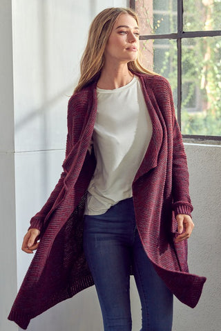 Chunky Knit Sweater Cardigan *Online Only* - Premium clothing at Lonnys NY - Just $60! Shop Womens clothing now 