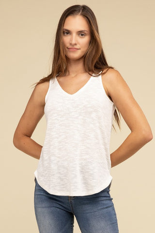 V Neck Cami Tank *Online Only* - Premium Shirts & Tops at Lonnys NY - Just $34! Shop Womens clothing now 