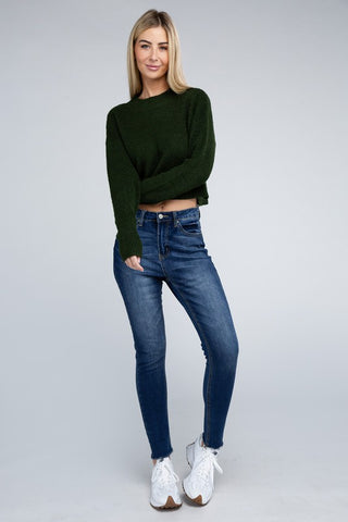 Mock Neck Sweater *Online Only* - Premium clothing at Lonnys NY - Just $35! Shop Womens clothing now 