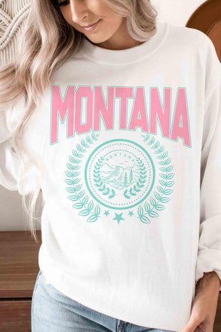 Montana State Wreath Graphic Sweatshirt  *Online Only* - Premium  from BLUME AND CO. - Just $66.63! Shop now 