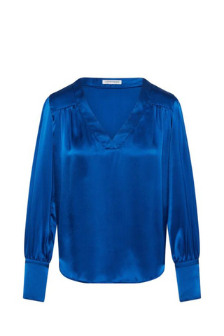 Catherine Gee Zaria Blouse - Mykonos Blue *Final Sale* - Premium Shirts & Tops at Lonnys NY - Just $158.50! Shop Womens clothing now 