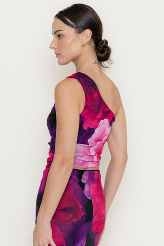 61 Jane Ruched Floral Top