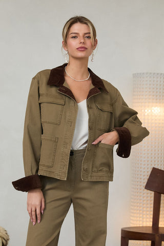 61 Jane Twill Barn Jacket