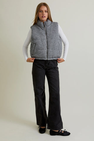 61 Jane Knit Puffer Vest