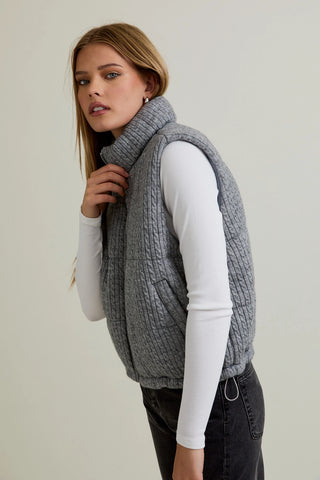 61 Jane Knit Puffer Vest