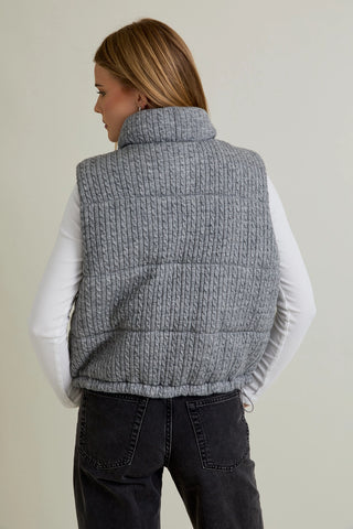 61 Jane Knit Puffer Vest
