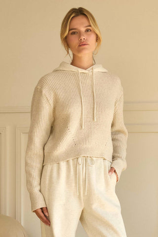 Knitted Hoodie Sweater