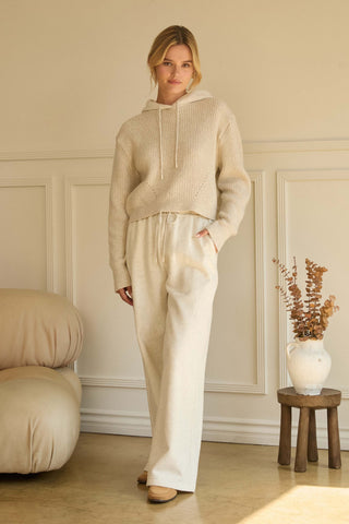 Knitted Hoodie Sweater