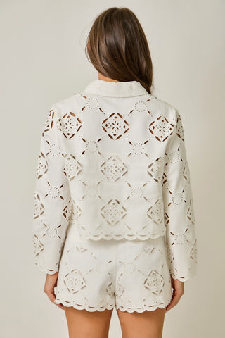 61 Jane Eyelet Jacket